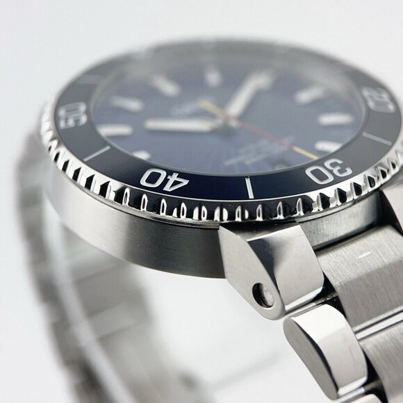 Oris Aquis Sun Wukong Stainless Steel Blue Dial 41.5mm Automatic Men Watch 7766 - Picture 5 of 10